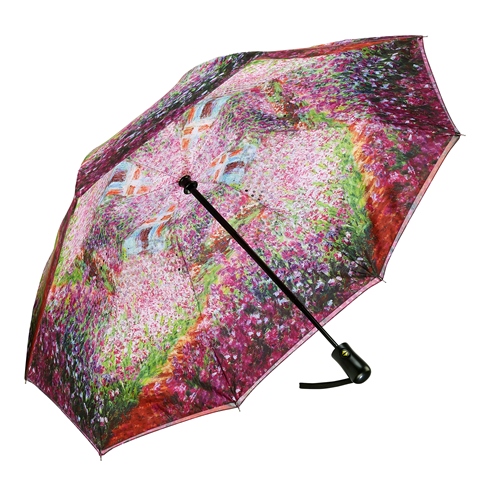 Reverse Compact Umbrella - Monet Garden - 280-30207RC picture