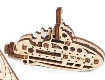 UFidgets Wooden Submarine Kit - KD502151sub picture