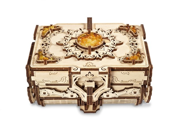 UGears Wooden Mechanical Amber Box - UG12101