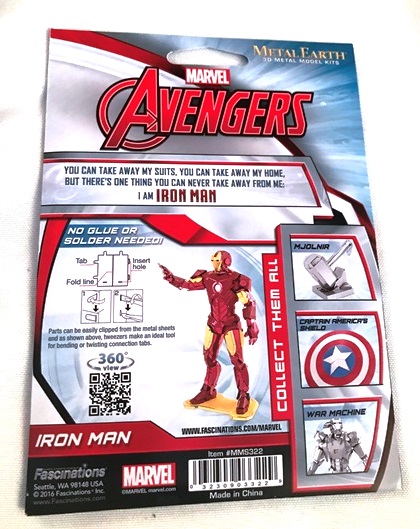 Metal Earth Marvel Avengers - Iron Man - 32309033229 picture