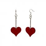 GT earrings - Simple Dangle Heart - 520-1399