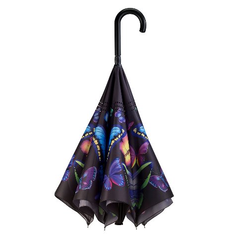 Reverse Umbrella - Moonlight Butterfly - 280-23021RC picture