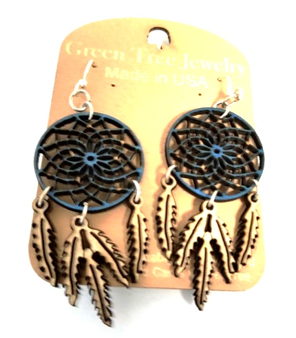 GT earrings - Dreamcatcher, RB - 520-1518rb