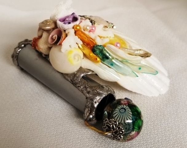 Mini Shell Scope with aquarium bead, crab - Painter - 100-2117c picture