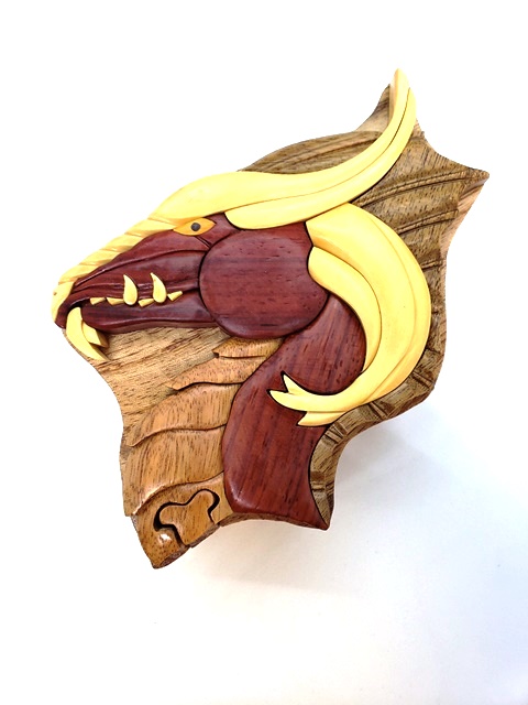 Dragon Puzzle Box - Handcrafted - 81122901067
