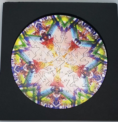 Starz Round Puzzle - Antique Bush Scope Mandala - 200-Starz1