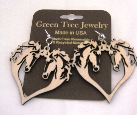 GT earrings - Horse Hearts, C - 520-1059C picture