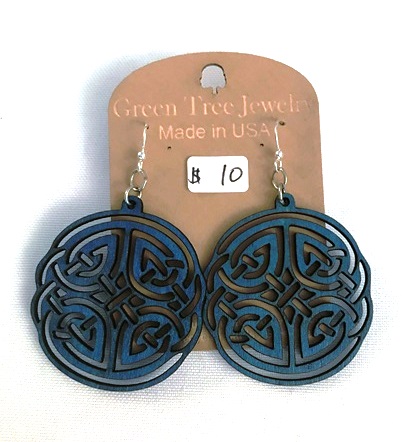 GT earrings - Celtic Maze, RB - 520-1351RB