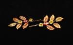 Autumn Leaves and Roses Bobby Pin Set