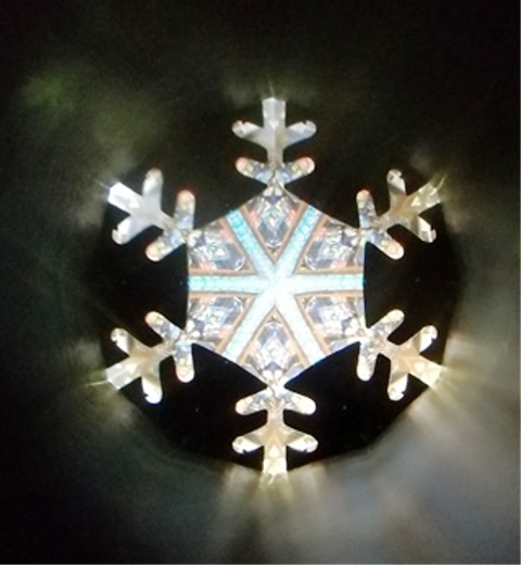 Mini Silver Snowflake Teleidoscope - Ishida - 100-2504 picture