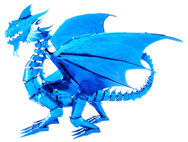 Metal Earth ICONX - Blue Dragon - ICX114