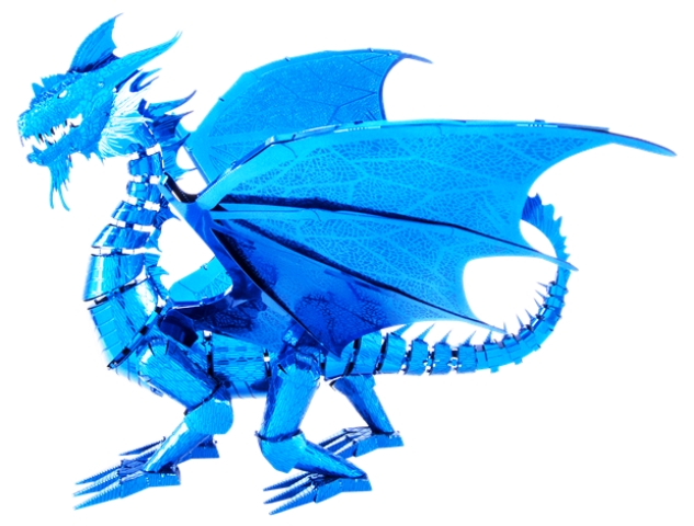 Metal Earth ICONX - Blue Dragon - ICX114 picture