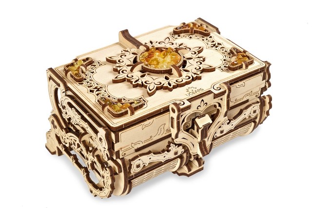 UGears Wooden Mechanical Amber Box - UG12101 picture