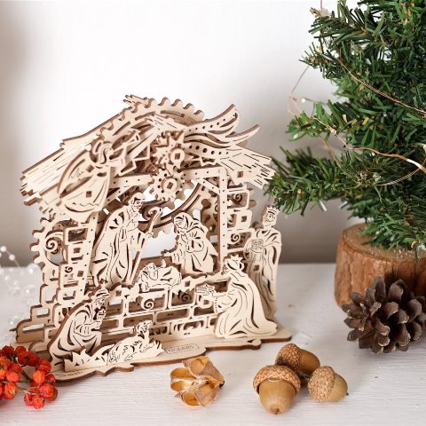 UGears Wooden Mechanical Nativity Scene - UTF0074 picture