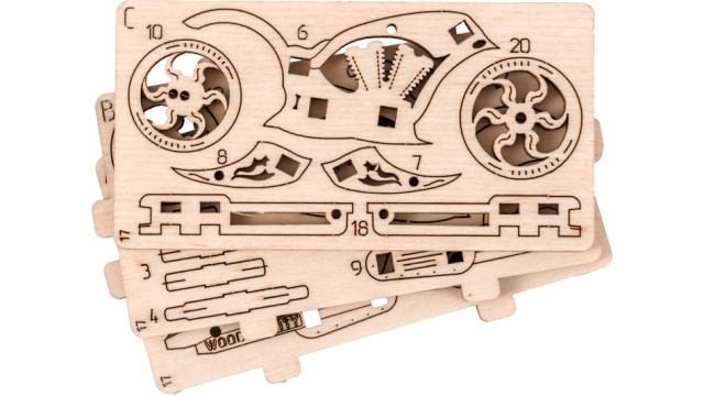 WoodenCity: Chopper Bike Widget Kit - WC502320 picture