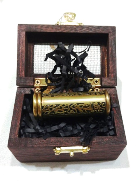 Mini Etched Brass Scope in box - Christie - 100-8501