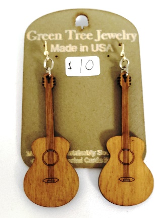 GT earrings - Acoustic Guitar, TA - 520-1124TA picture