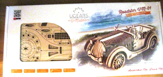 UGears Wooden Mechanical Roadster Kit - KD502290 picture
