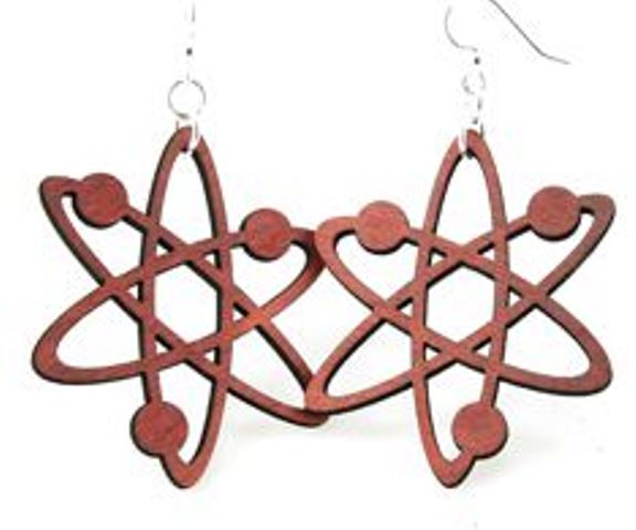 GT earrings - Atom, CR - 520-1140CR