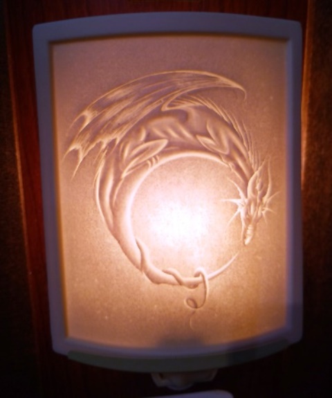 Curved Nightlight, Dragon Moon - 200-PG151 picture