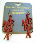 GT earrings - America, CR - 520-1148CR