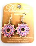 GT earrings - Mandala flower - 520-0168