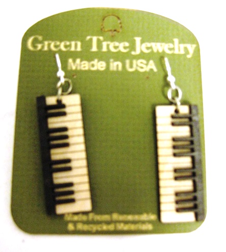 GT earrings - Piano Keyboard - 520-1470 picture