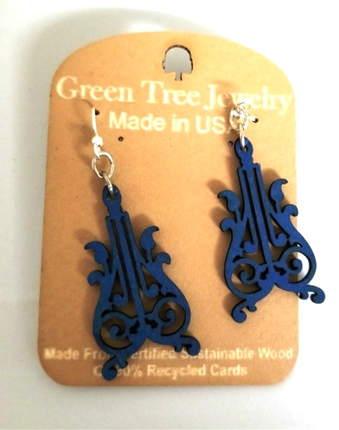 GT earrings - Corbel, blue - 520-1602rb