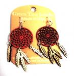 GT earrings - Dreamcatcher, CR - 520-1518cr