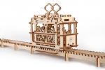 UGears Wooden Mechanical Tram Kit - KD502262