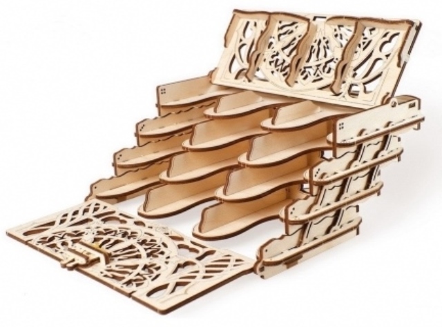 UGears Wooden Mechanical Card Holder - KD502195 picture