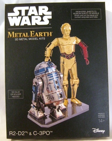 Metal Earth Star Wars - R2D2 and C3PO Deluxe - 32309017106