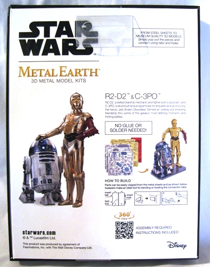 Metal Earth Star Wars - R2D2 and C3PO Deluxe - 32309017106 picture