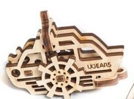 UFidgets Wooden Paddle Steamer Kit - KD502151p