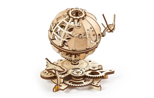 UGears Wooden Mechanical Globe - UG12114 picture