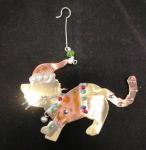 Festive Cat Ornament - 204-PI2658