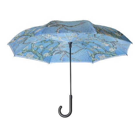 Reverse Umbrella - Van Gogh Almond Blossoms - 280-20238RC picture