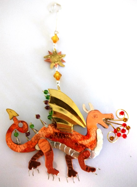 Fire Dragon Ornament - 204-PI2376