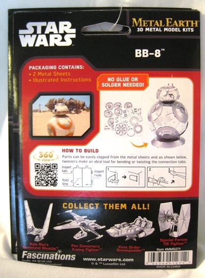 Metal Earth Star Wars - BB-8 - 32309012712 picture