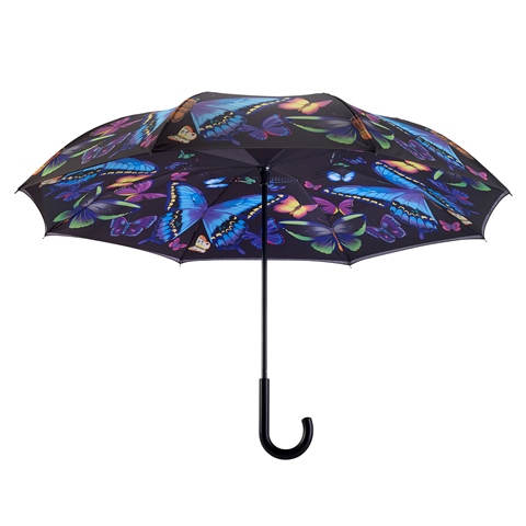 Reverse Umbrella - Moonlight Butterfly - 280-23021RC picture