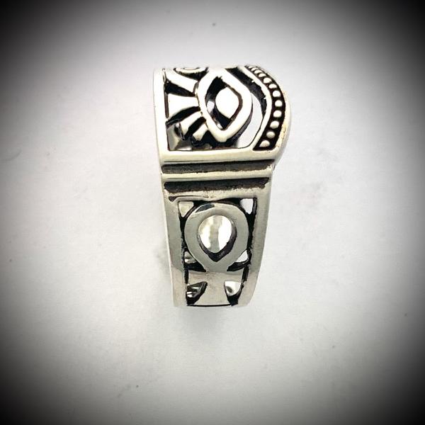 Eye of Horus & Ankh Ring picture