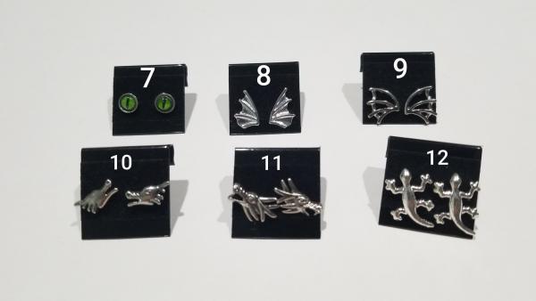 Stud Earrings (Dragons/Lizards)