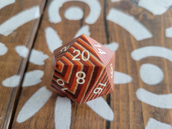 Wood D20s picture