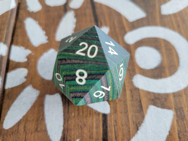 Wood D20s picture