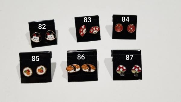 Stud Earrings (Asian)