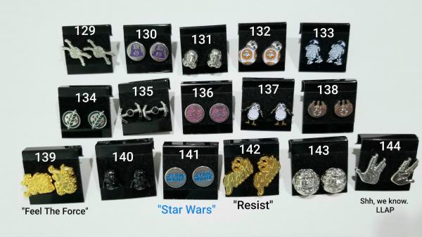 Stud Earrings (Star Wars/Star Trek) picture