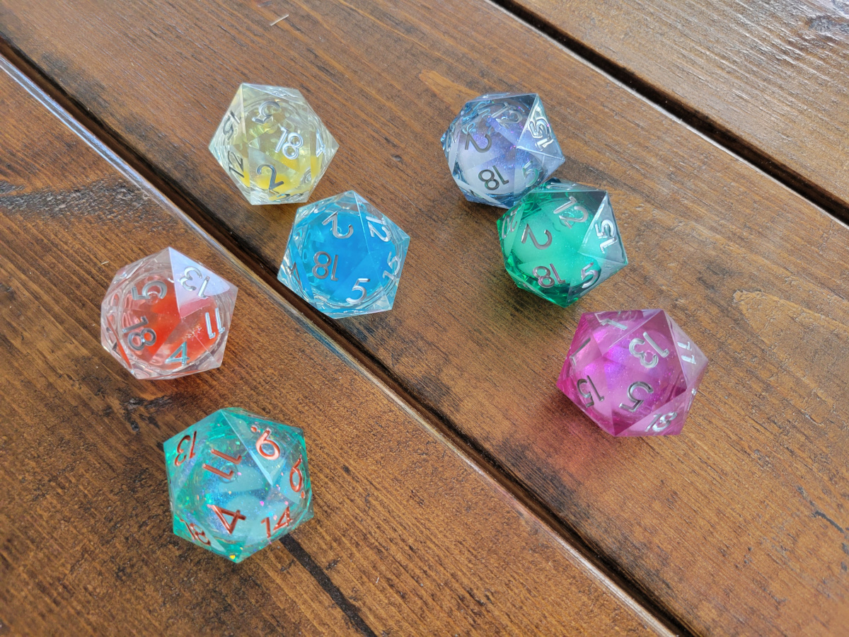 Liquid Core 33mm D20 Glitter picture