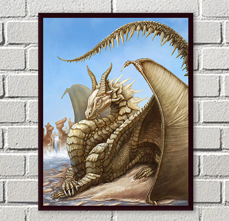 Bone Dragon Matriarch Print (includes shipping*) picture