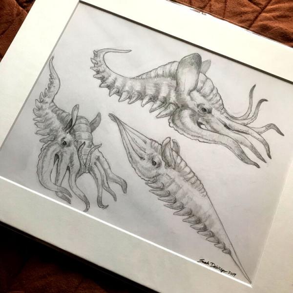 Nightmare Dollop, Take One - Original Pencil Drawing (includes shipping*) picture