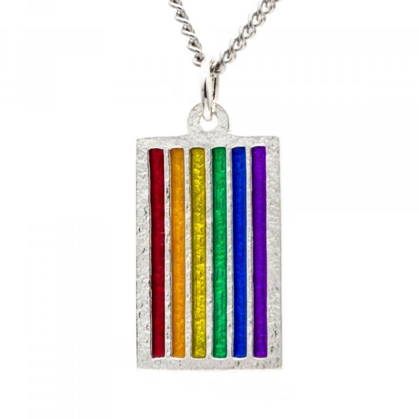 PRIDE Flag Necklace or Earrings picture